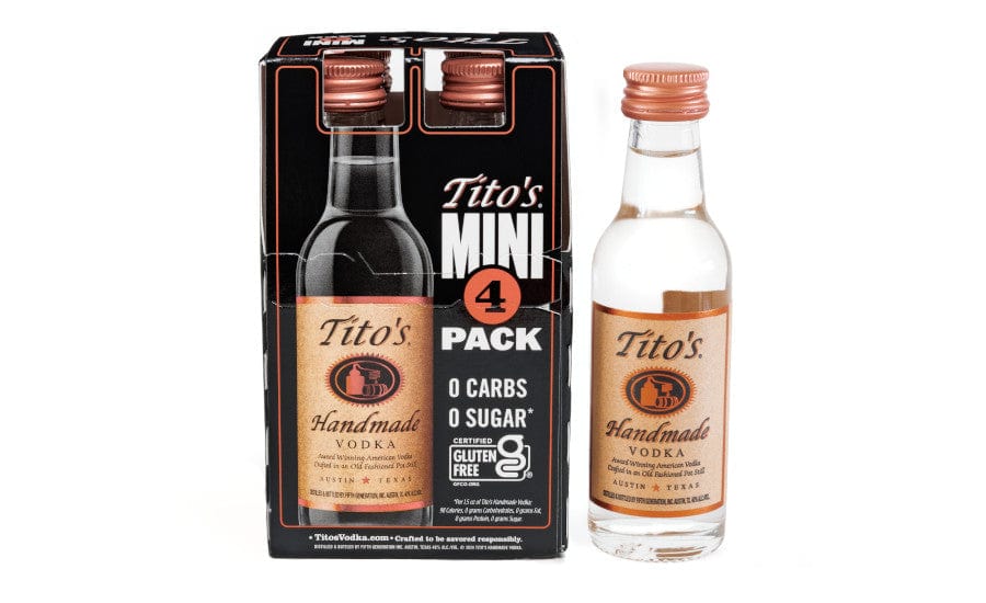 Titos 4 pack Minis 50ml