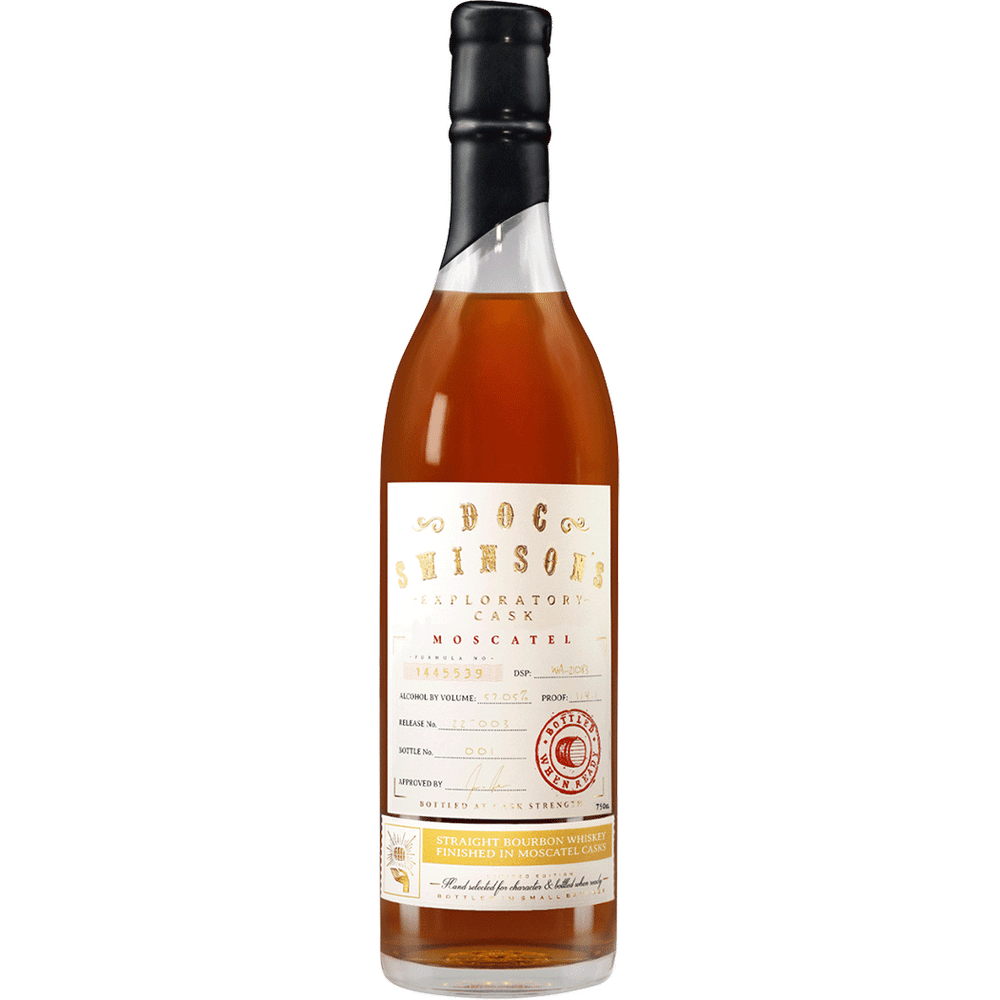 Doc Swinson's  Moscatel Casks Straight Bourbon Whiskey 750ml