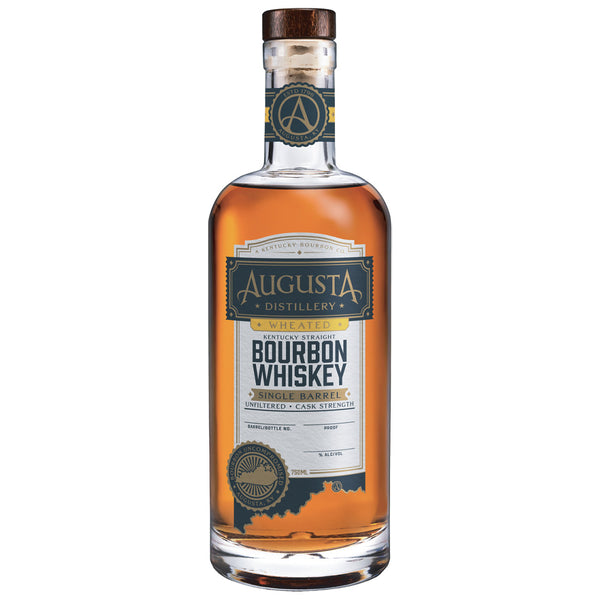 Augusta Distillery Single Barrel  Wheated Unfiltered Bourbon Whiskey 750ml