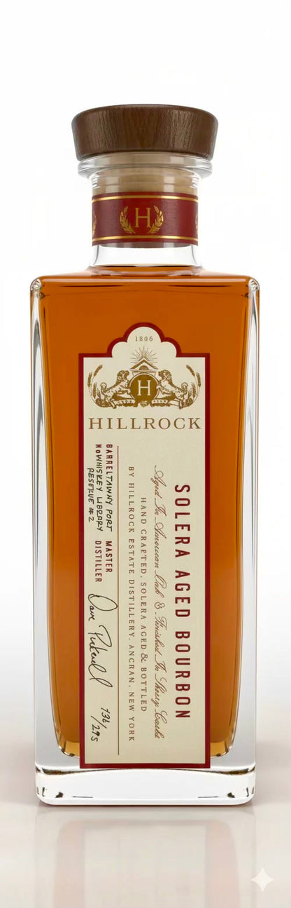 Hillrock Solera Aged Triple Cask Cask Strength 115.9 Proof Whiskey Library Barrel Pick 750ml