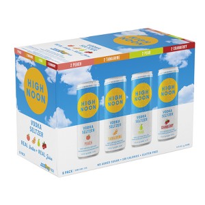 High Noon Vodka Day Variety 8 Pack (Peach, Tangerine, Pear, Cranberry)