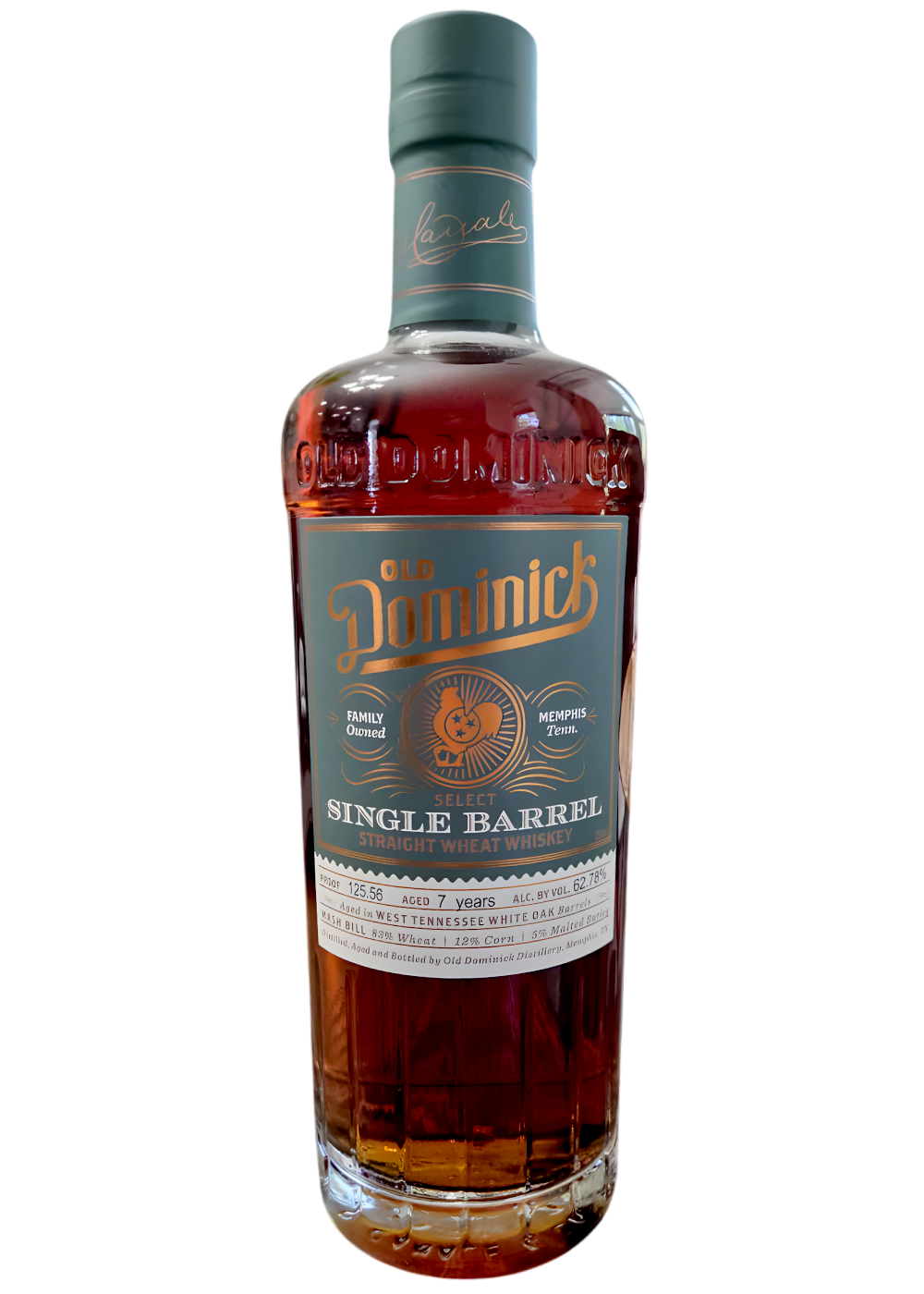 Old Dominick Distillery Single Barrel Straight Wheat Bourbon 750ml