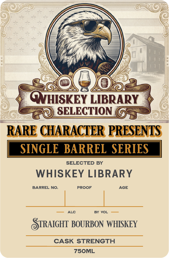 Rare Character Single Barrel Whiskey Library Pick 11 Years Old 750ml