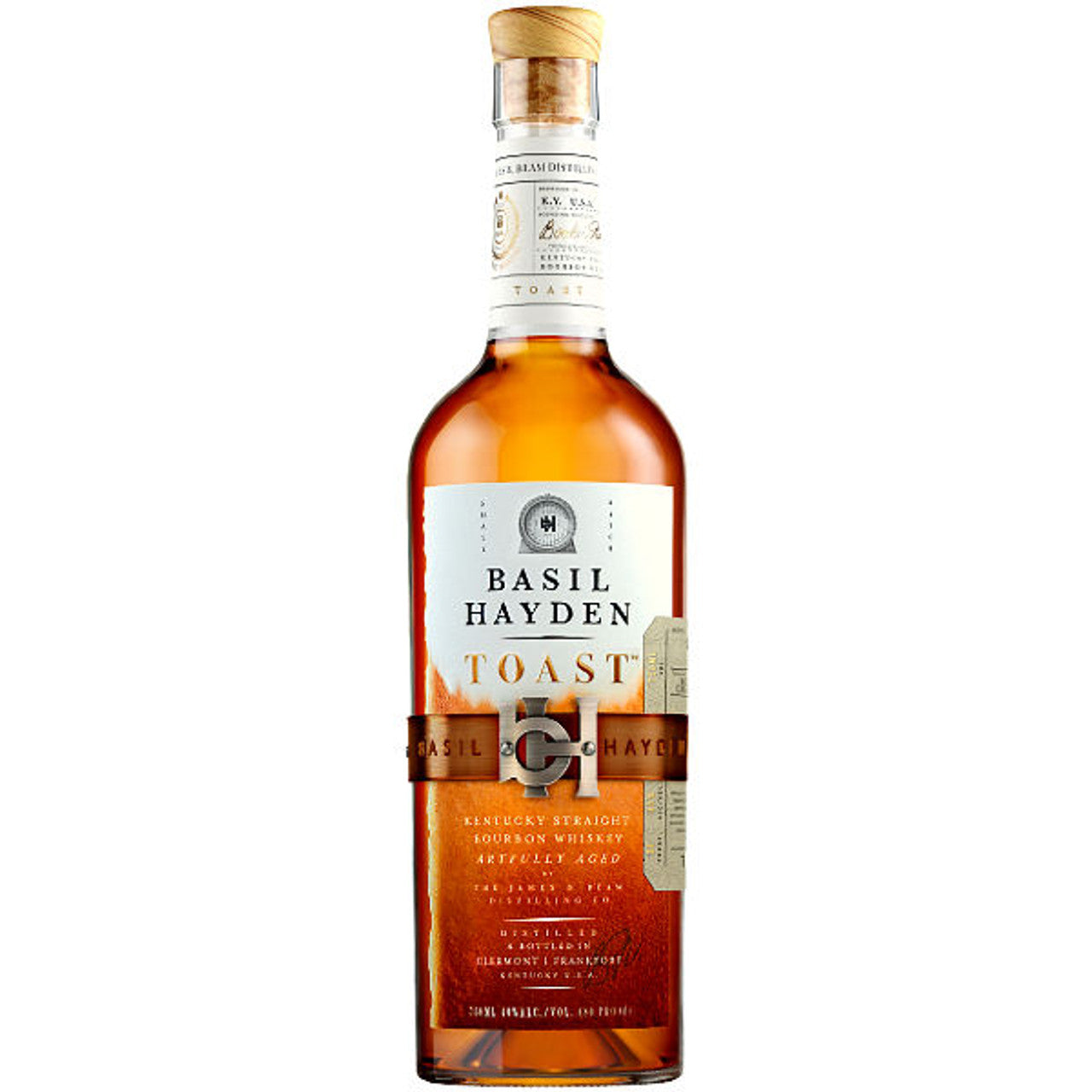 Basil Hayden Straight Bourbon Toast Small Batch 80 Proof 750ml