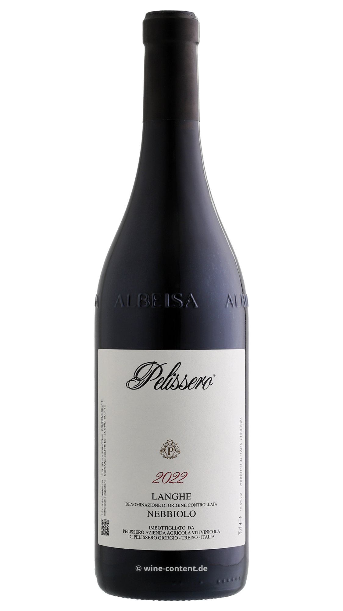 Pelissero Langhe Nebbiolo DOC 2022 750ml
