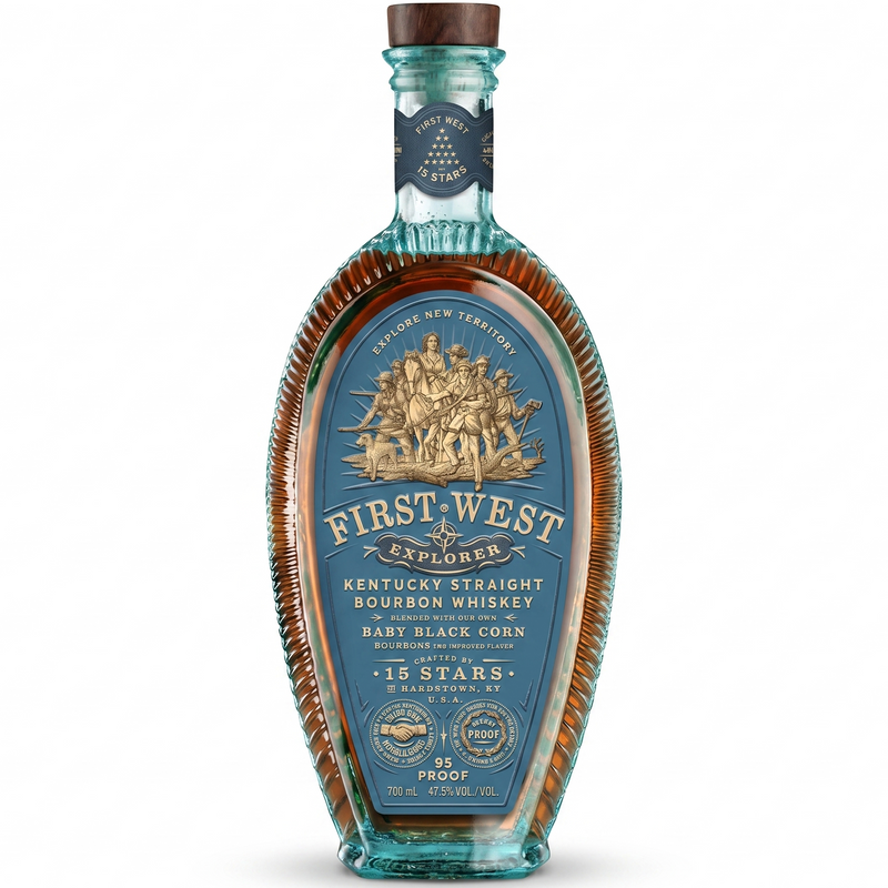 First   West   Explorer   Straight   Bourbon   Whiskey   750ml