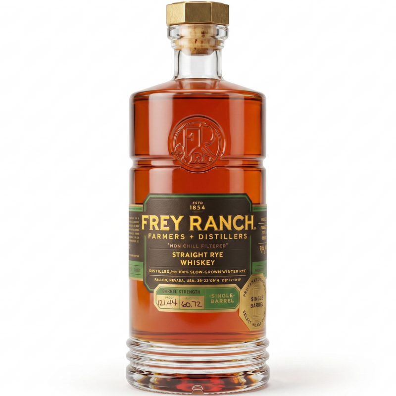 Frey   Ranch   Straight   Rye   Whiskey   #20-0137   750ml